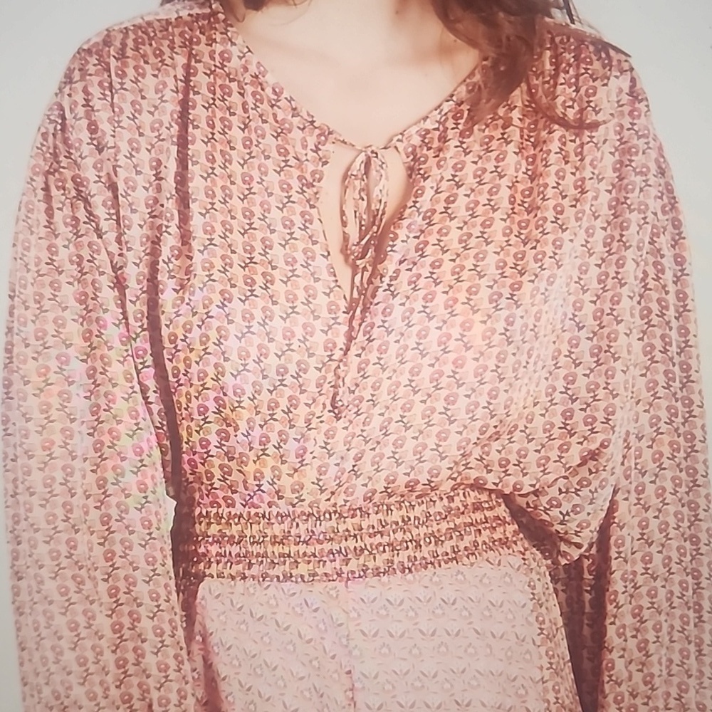 MAJE FLOWERY PRINTED BLOUSE LOLIVATE SIZE 2